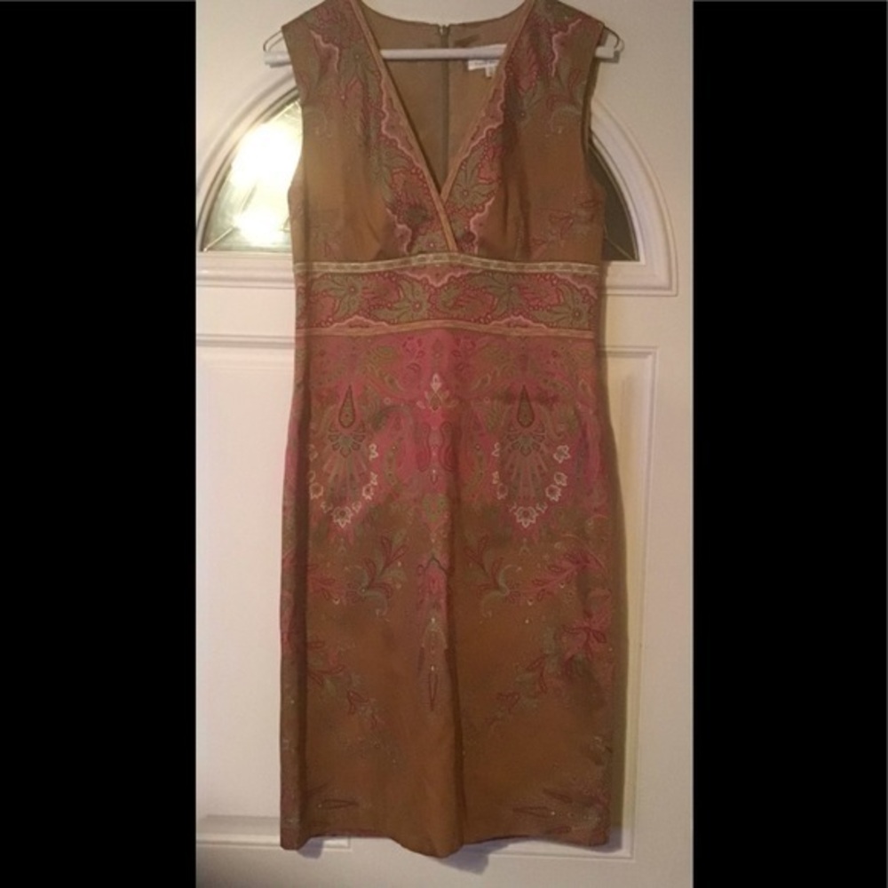 David Meister Paisley Print Dress Size 6